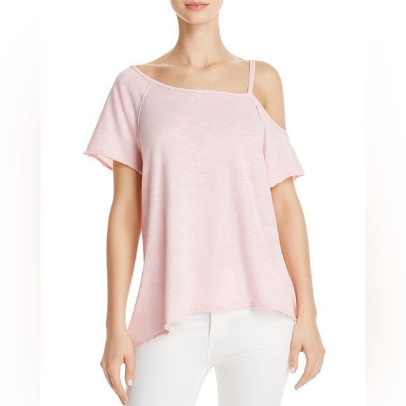 FP We The Free Coraline One Cold Shoulder Oversized  T-Shirt in Pink size XS - Picture 4 of 12